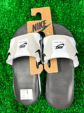 Nike Air Max 1 White Black Slides